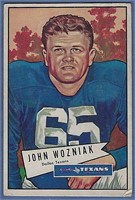 1952 Bowman Large #97 John Wozniak Dallas Texans