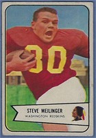 1954 Bowman #110 Steve Meilinger RC Redskins