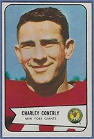 1954 bowman #113 Charley Conerly New York Giants