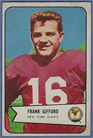 1954 Bowman #55 Frank Gifford New York Giants