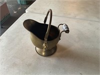 Vintage brass pot