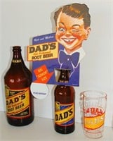 DAD'S ROOT BEER SODA POP ADVERTISING LOT