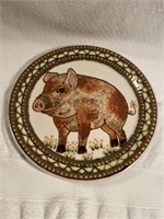 Vintage pig plate