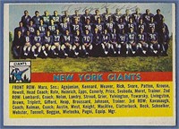 1956 Topps #113 New York Giants Team Card