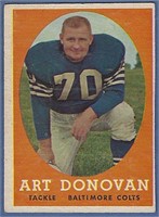 1958 Topps #106 Art Donovan Baltimore Colts