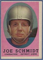 1958 Topps #3 Joe Schmidt Detroit Lions
