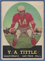 1958 Topps #86 Y.A. Tittle San Francisco 49ers