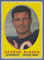 1958 Topps #129 George Blanda Chicago Bears