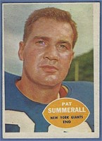 1960 Topps #77 Pat Summerall New York Giants