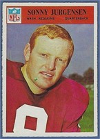 1966 Philadelphia #185 Sonny Jurgensen Redskins