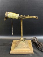 Antique Emeralite Bankers Light Lamp - Working No
