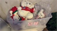 Hudson’s Santa Bears 1980s-2000s in 3 Tubs