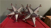 Three Sparkly Stars - Hanging Decor