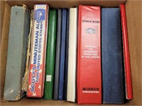 Worldwide Stamps Bankers Box of albums, remainders