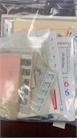 US Stamps $300+ Face Value in Blocks, Singles and