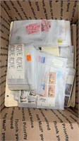 US Stamps $300+ Face Value in Blocks, Singles and