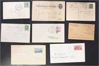 US Stamps Railroad Covers with variety of RPO/DPO