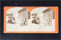 Dogsled Stereoview, Gems of Lake Superior Series,