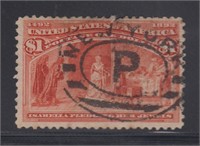 US Stamps #241 Used CV $525