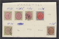 Danish West Indies Stamps Used group including var