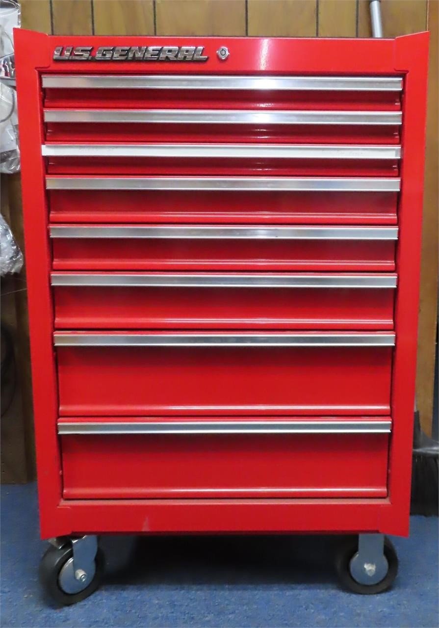 U.S. General Tool Box with Tools Inside