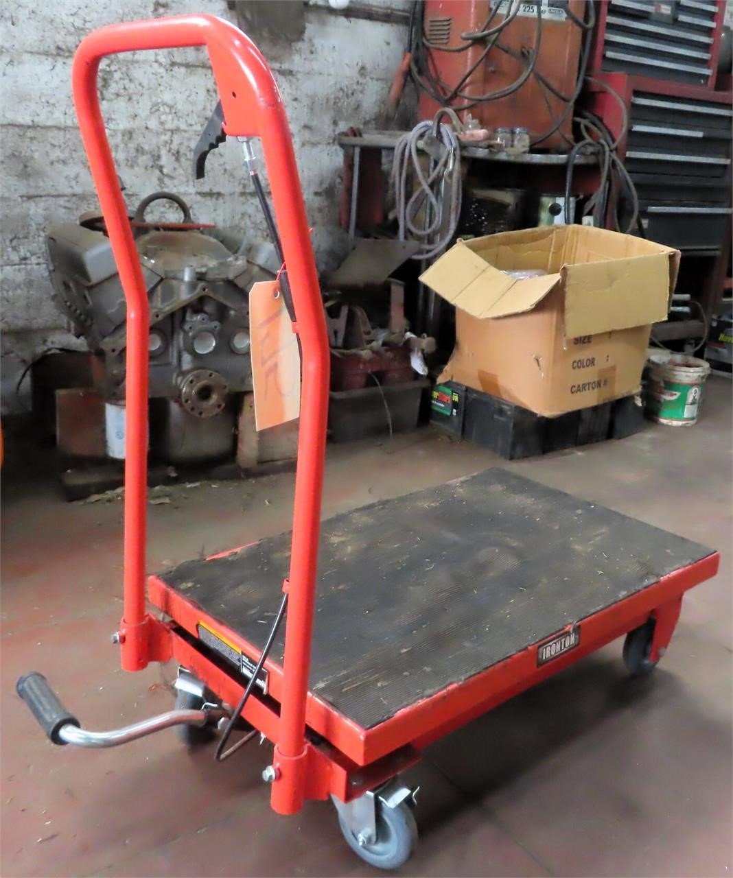 Ironton Hydraulic Table, 500 LBS Lift Capacity