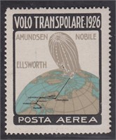 Italy Stamps 1926 Cinderella "Volo Transpolare" fo