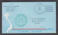 US Free Frank Cover 1973 Vietnam Navy Cover, with