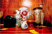 (2) Metal Decorative Vases, (2) Decorative