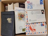 US Stamps First Day Covers, a few thousand in coff