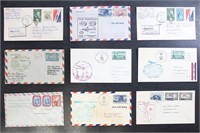 US and UN Stamps Covers, 35+ 1950s and 1960s US