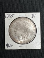 1885 Morgan Silver Dollar, AU