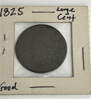 1825 Matron Head Large Cent