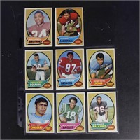 1970 Topps Football Cards 23 different in 9 sleeve