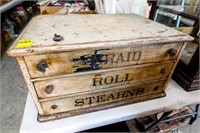 3 Drawer Antique Spool Cabinet