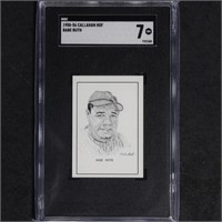 Babe Ruth 1950 Callahan HOF SGC 7 Baseball Card, i