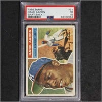 Hank Aaron 1956 Topps #31 PSA 1.5 Baseball Card, v