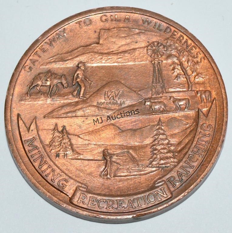 Silver City New Mexico Centennial Medallion 1970