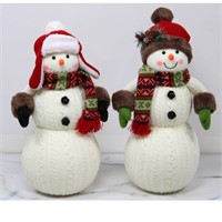 Set of 2 Sweater Snowmen by Valerie