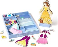 25$-Melissa & Doug Disney Belle Magnetic Dress-Up