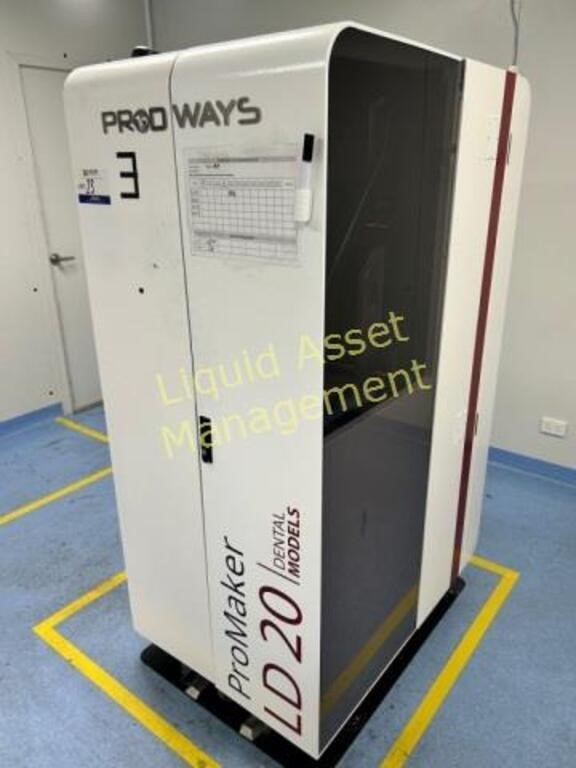 Laser Sintering & Moving Light 3D Printer Auction