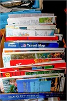 Large Flat of Various Travel Maps