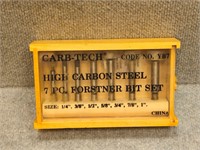 CARB TECH HIGH CARBON STEEL FORSTNER BIT SET