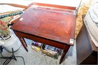 Antique Walnut Slant Front Writing Desk