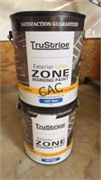 Lot of 2 - 1Gal TruStripe Blue Zone Marking Paint