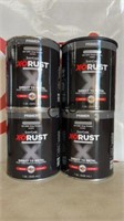 Lot of 4 - 1Qt X-O Rust Gray Primer/Metal Primer