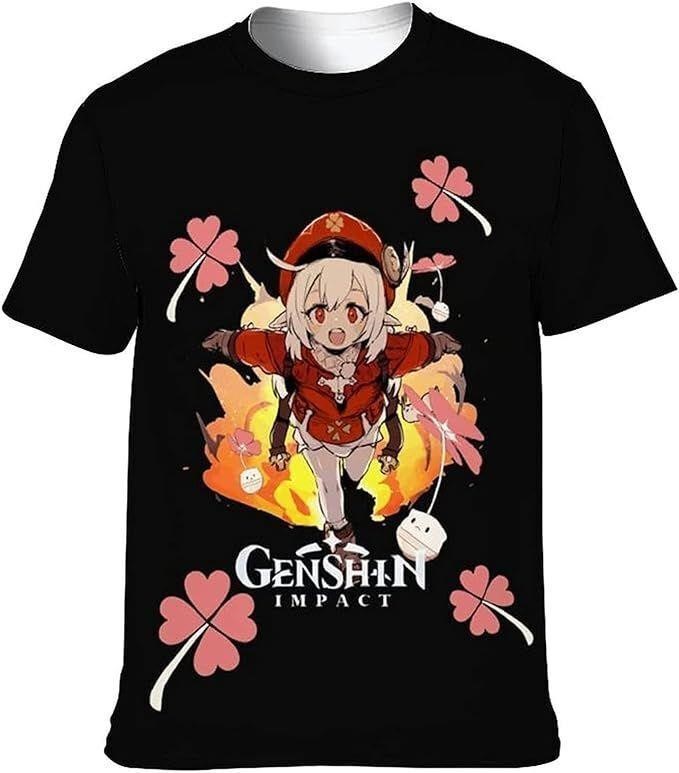Blanan Anime T-Shirts, 3D Printed Gaming Shirts,