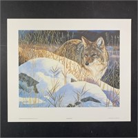 Audrey Casey's "Mousing Coyote" Limited Edition Pr