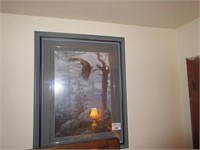 Eagle Picture in Frame