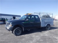 2004 Ford F350 4WD Ext Cab Service Truck